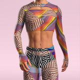Transformed Mesh Male Cutout Top