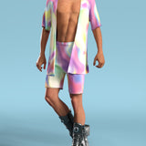 Luminescent Male Half Robe