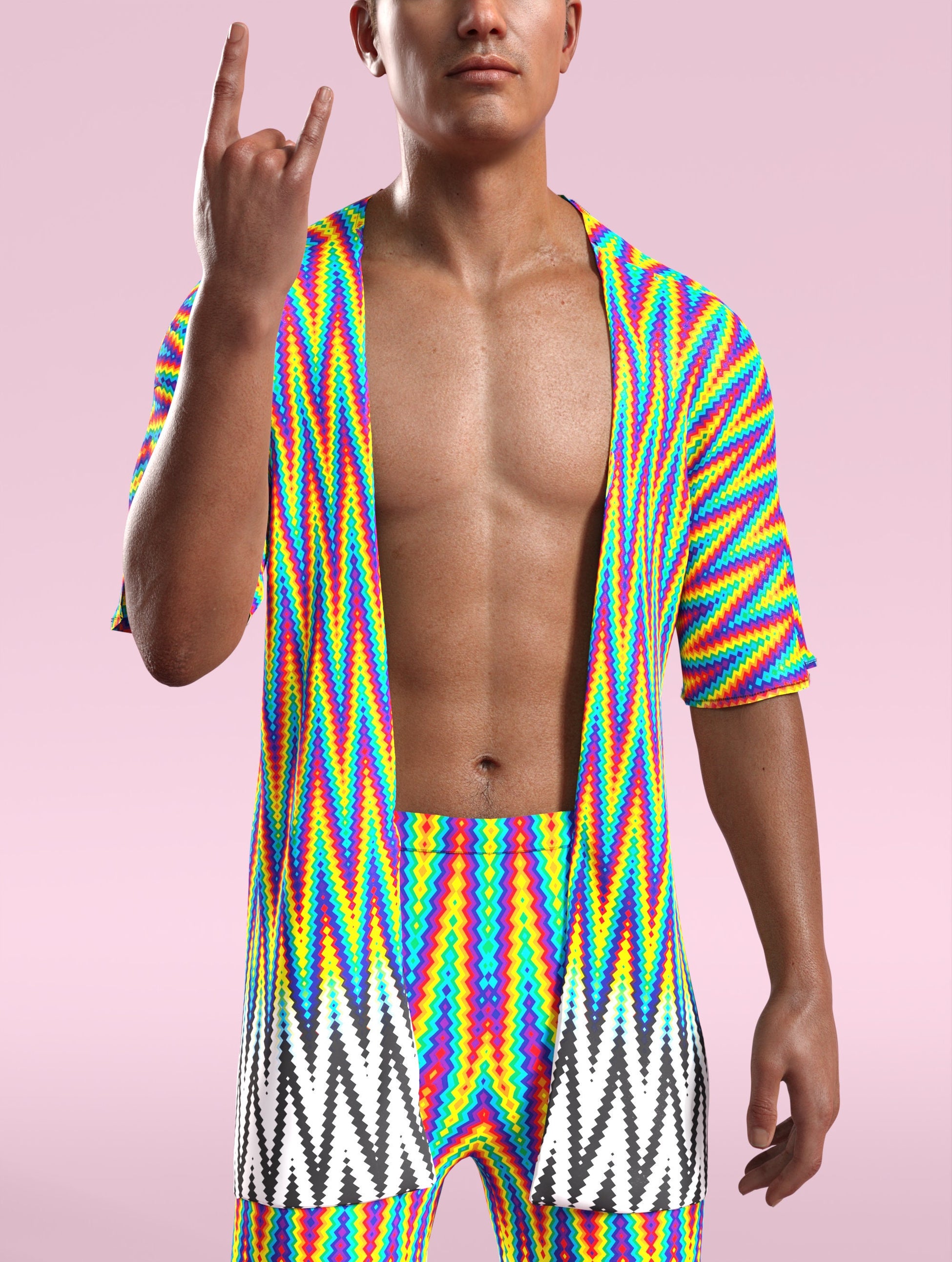 Pyramis Lux Male Half Robe 1