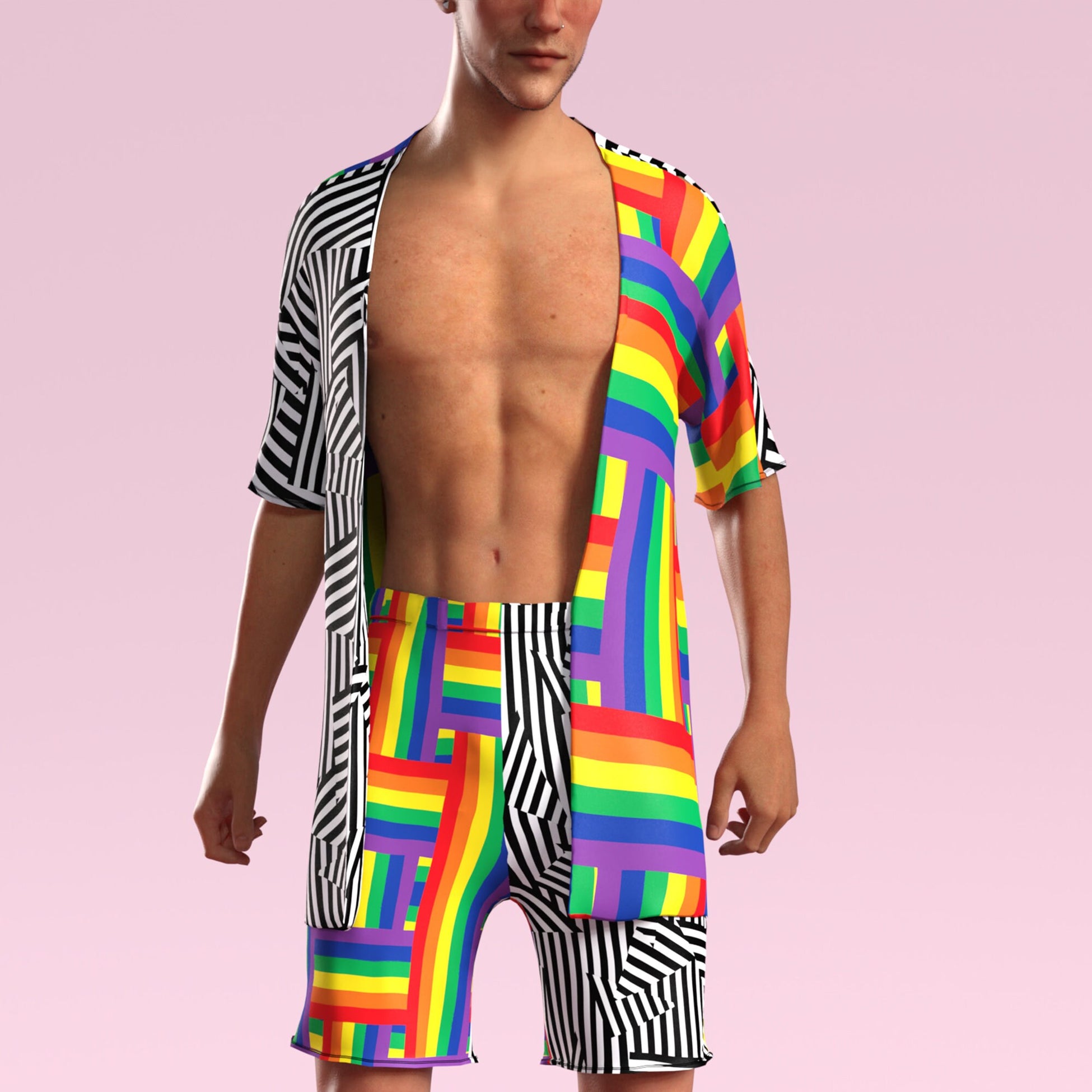 Spectromania Male Half Robe 1