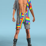 Spectromania Male Half Robe Set