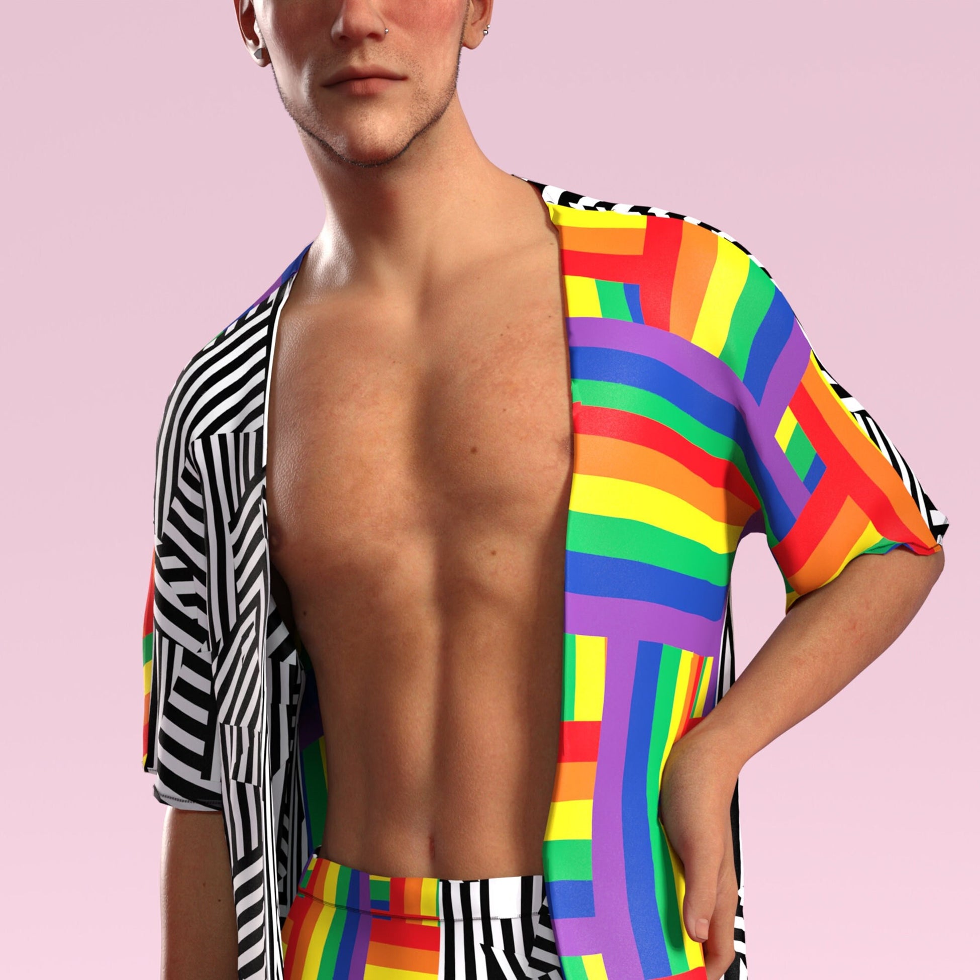 Spectromania Male Half Robe 2