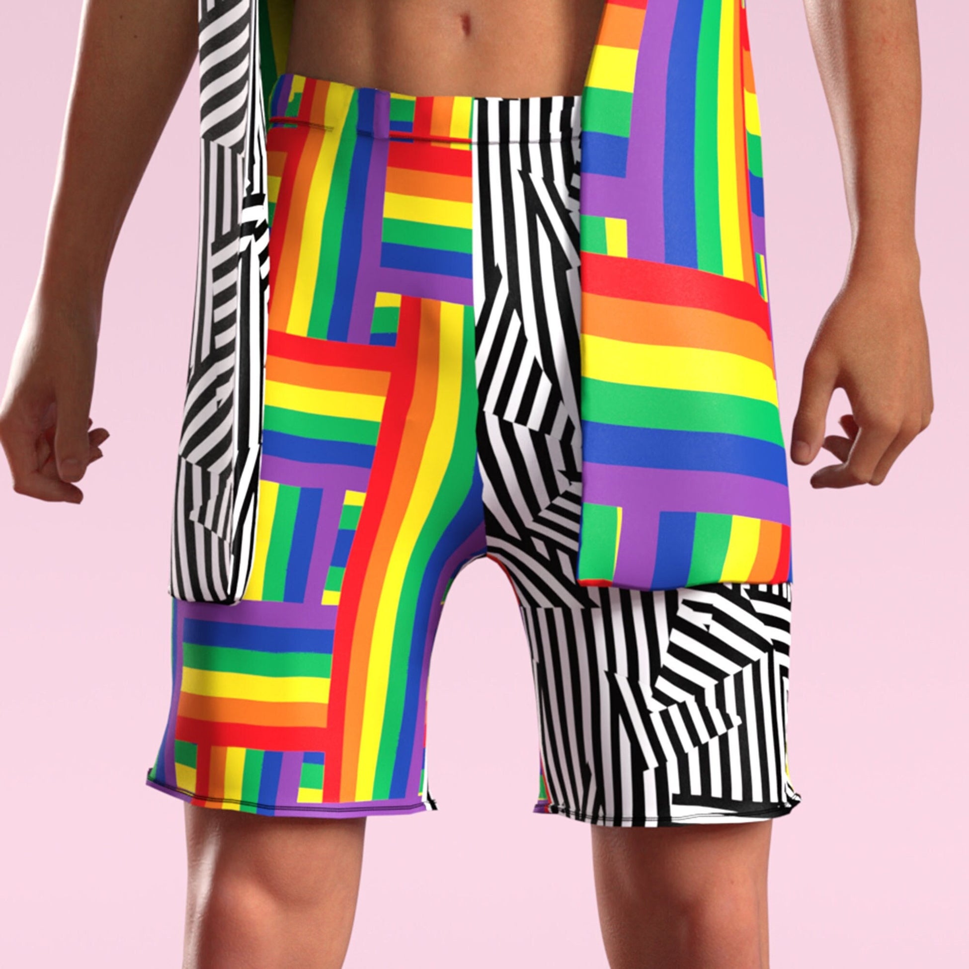 Spectromania Male Rave Shorts 2