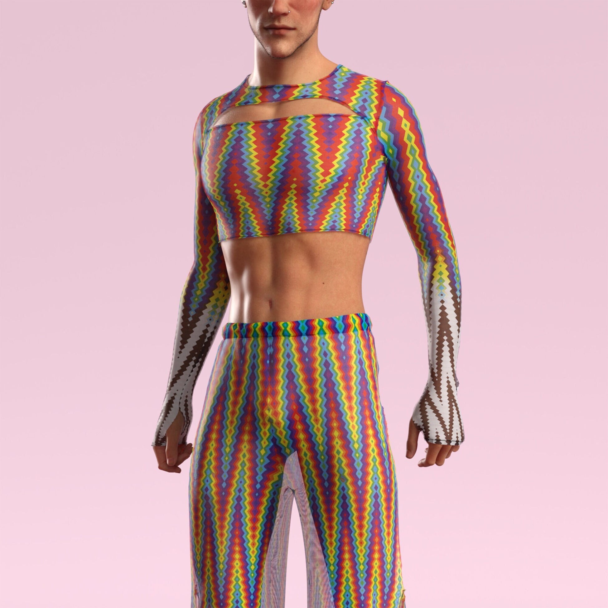 Pyramis Lux Mesh Male Split Set 2
