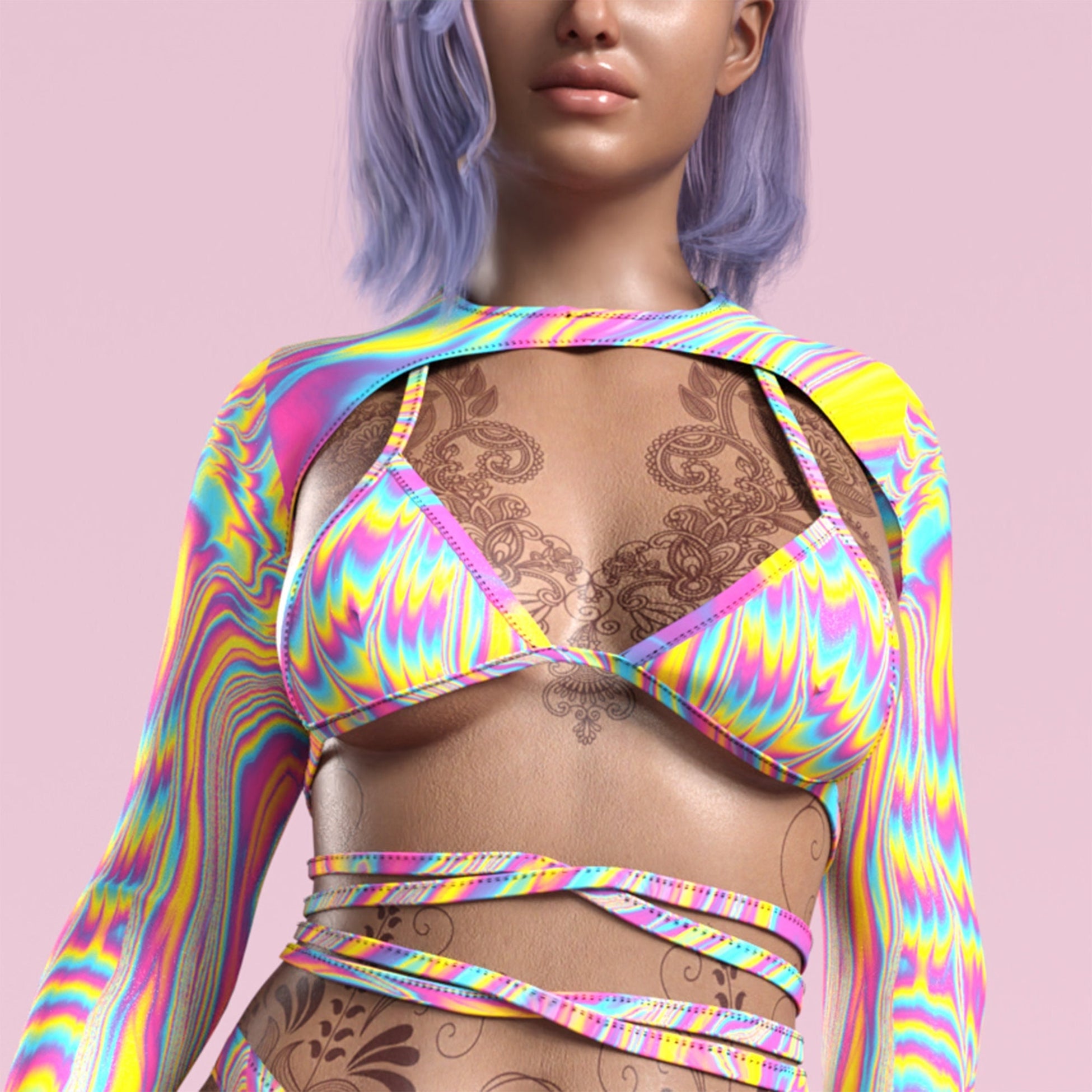 Electric Euphoria Duster Top 2