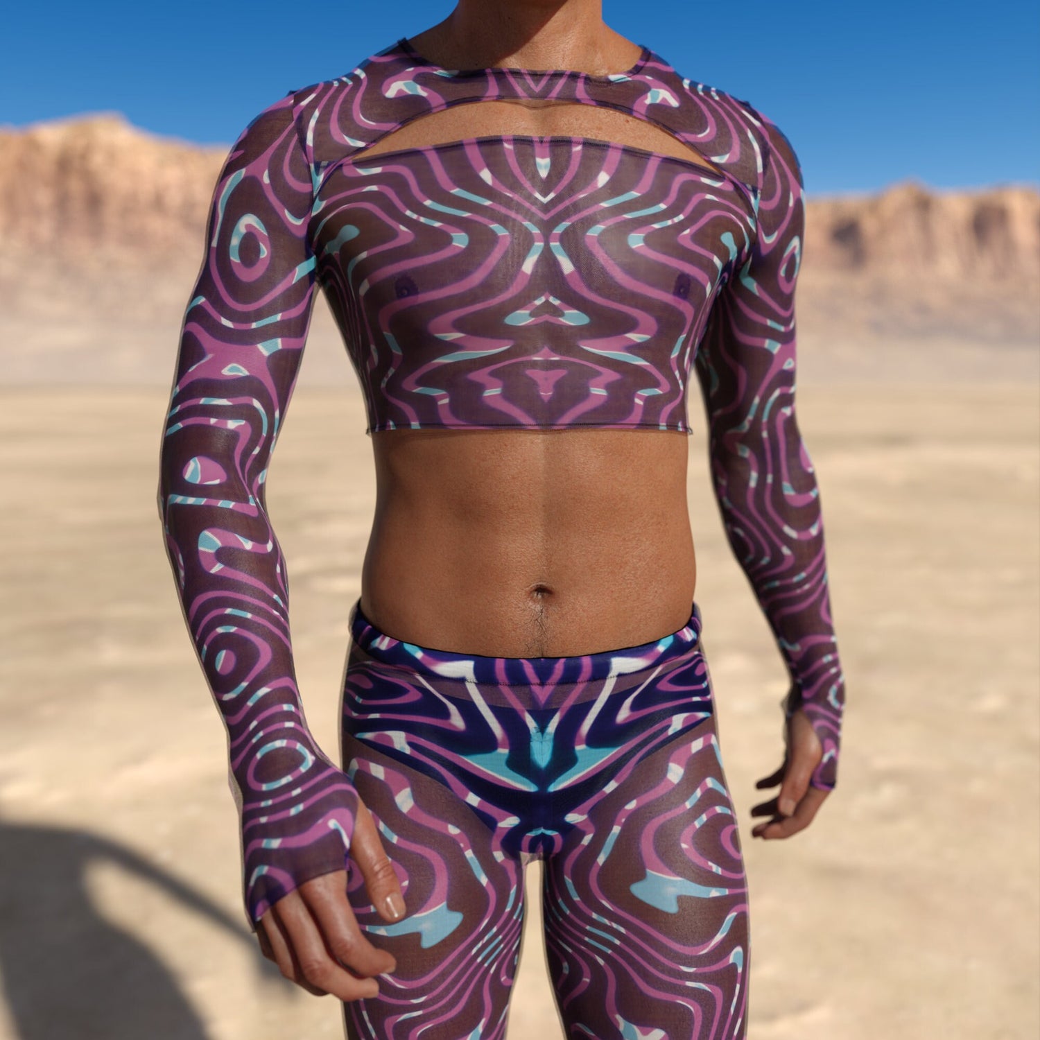 Celestial Liquid Male Mesh Wings 3
