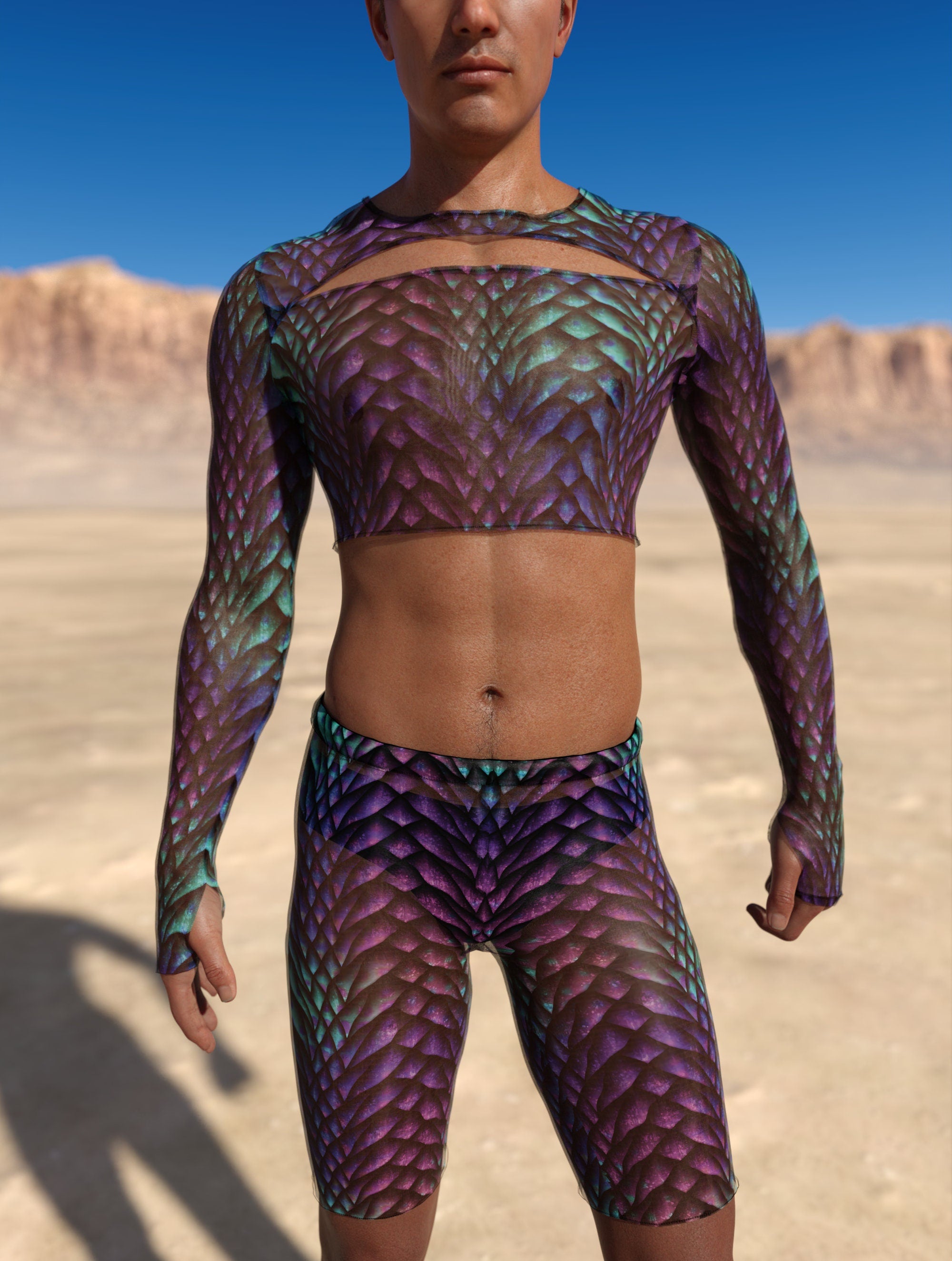 Gorgona Male Mesh Wings 3