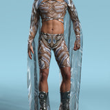 Mecha Vortex Mesh Male Cutout Set