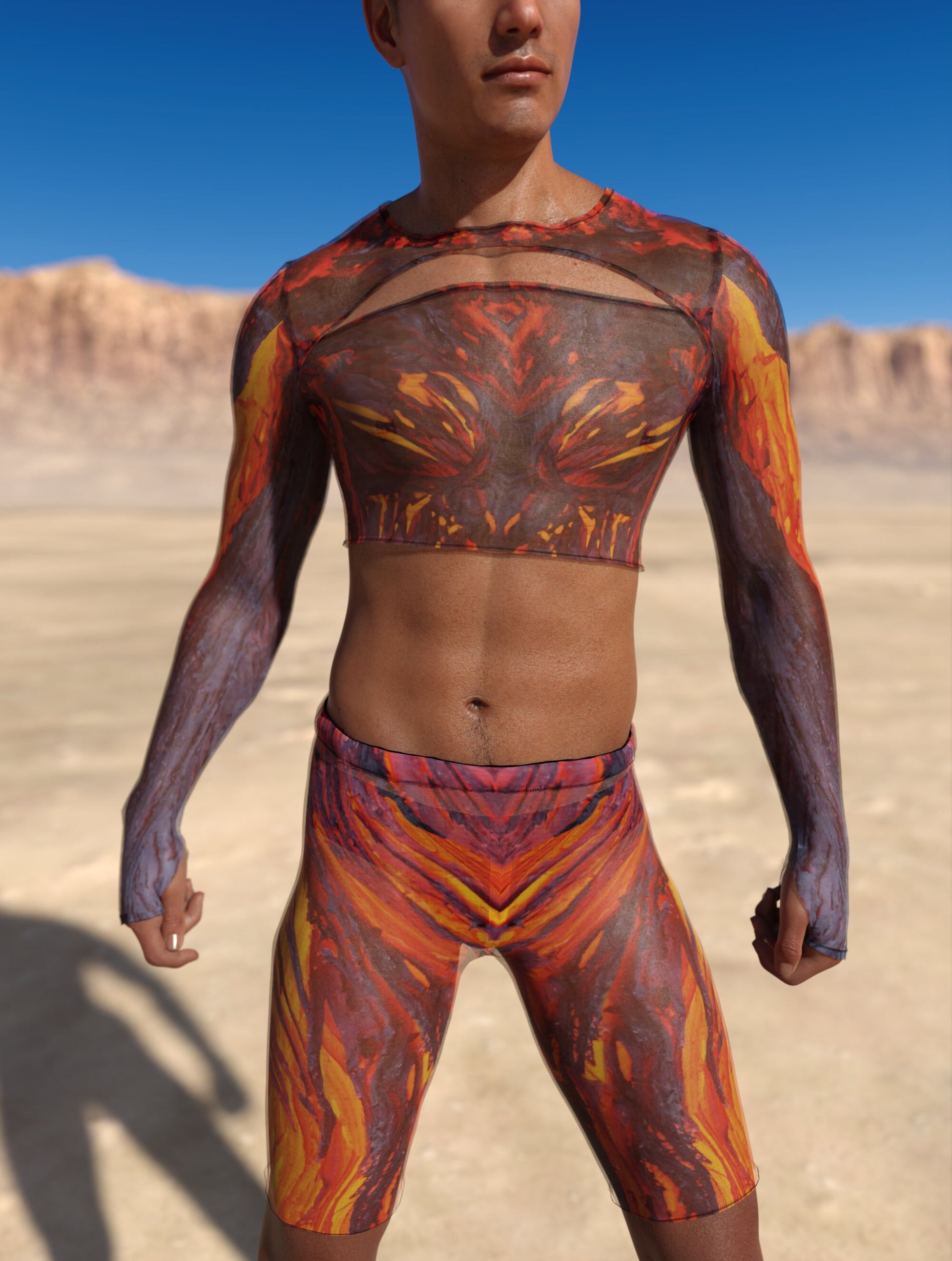 Phoenix Mesh Male Cutout Set 1