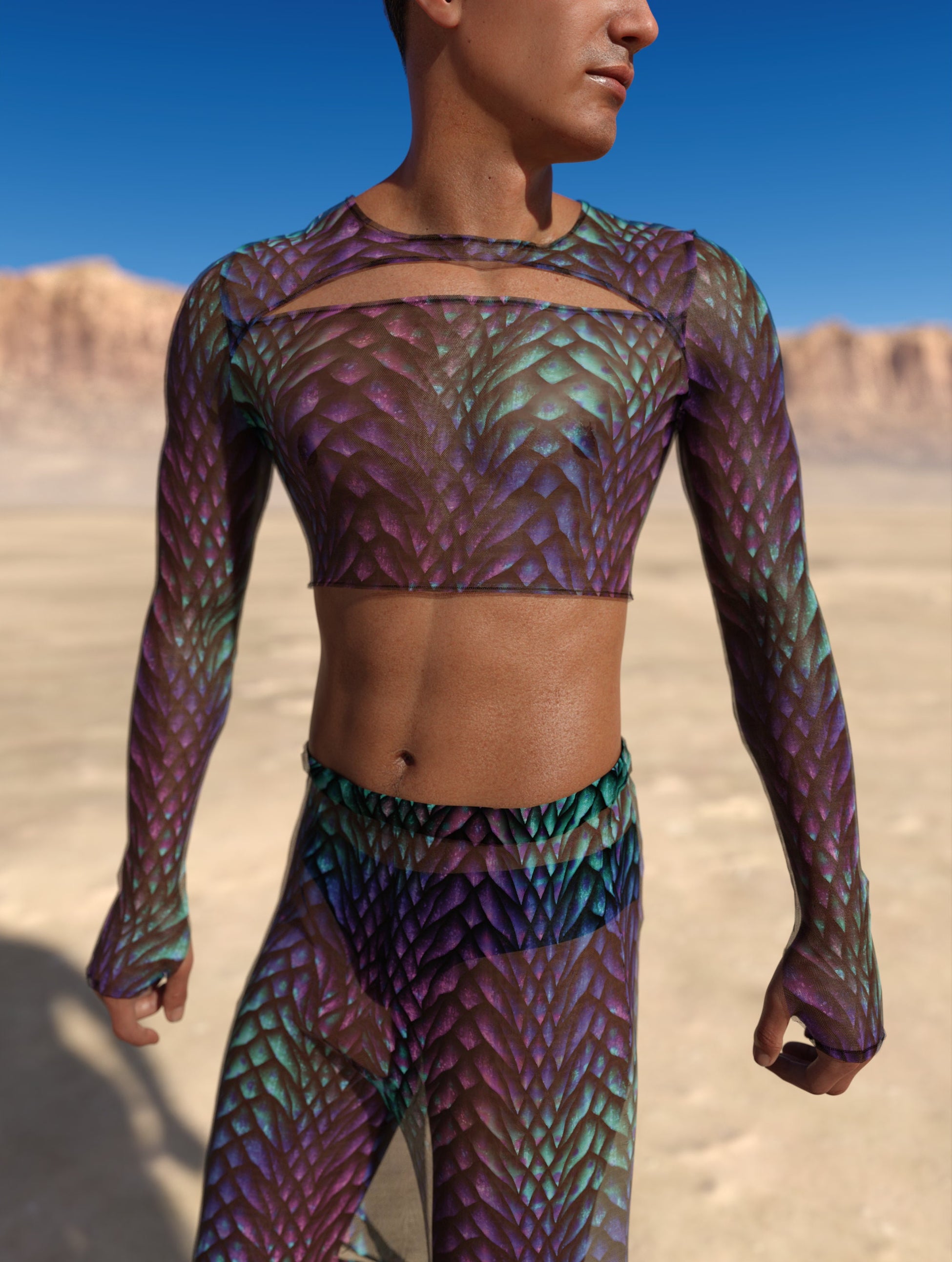 Gorgona Mesh Male Split Set 1