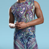 Painted Joy Mesh Male Split Pants