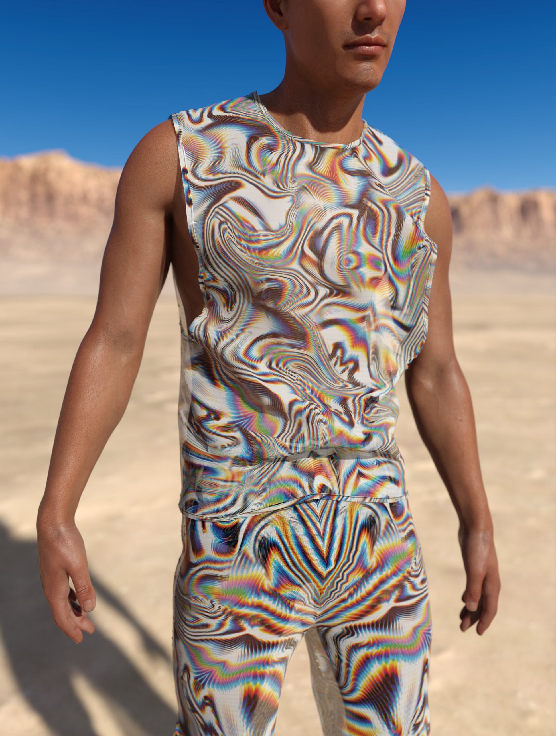 Psy Haze Mesh Male Muscle Top 1