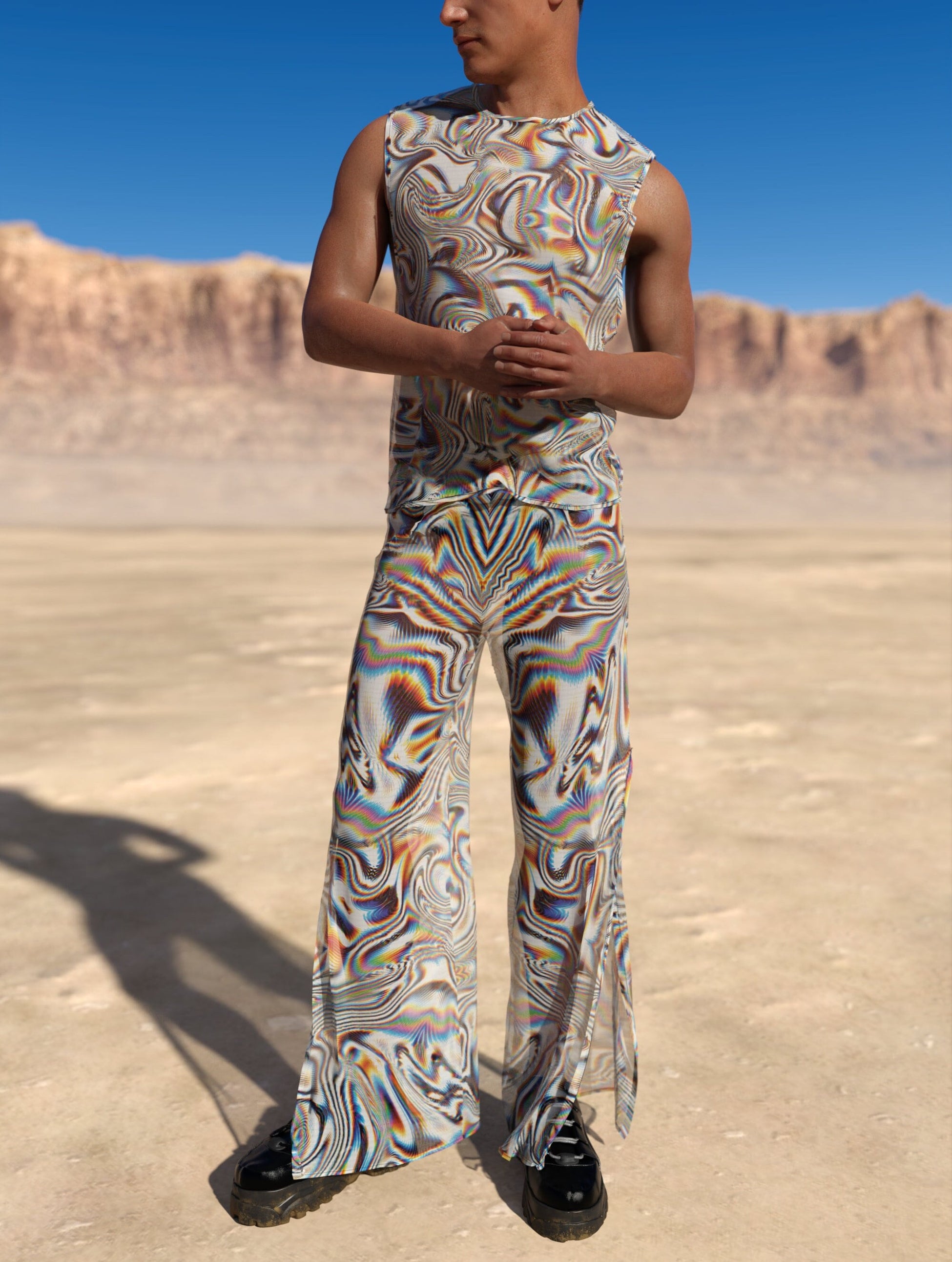 Psy Haze Mesh Male Muscle Top 2