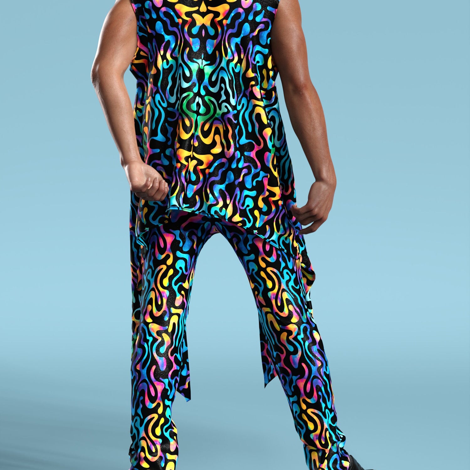 Jungle Zest Male Vest Lycra