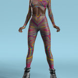 Electric Euphoria Mesh Leggings