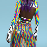 Pyramis Lux Mesh Duster Skirt