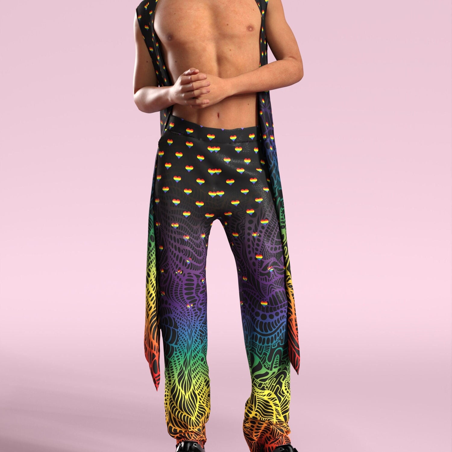 Blurred Lines Male Vest 3