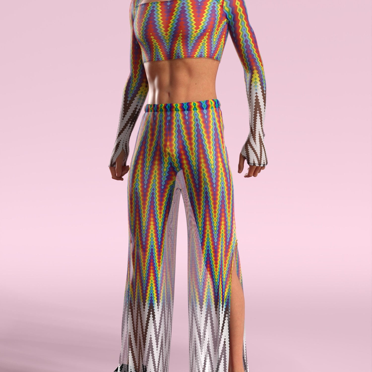 Pyramis Lux Mesh Male Split Pants 3