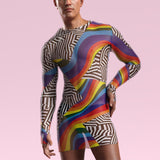 Transformed Mesh Male Short Dress