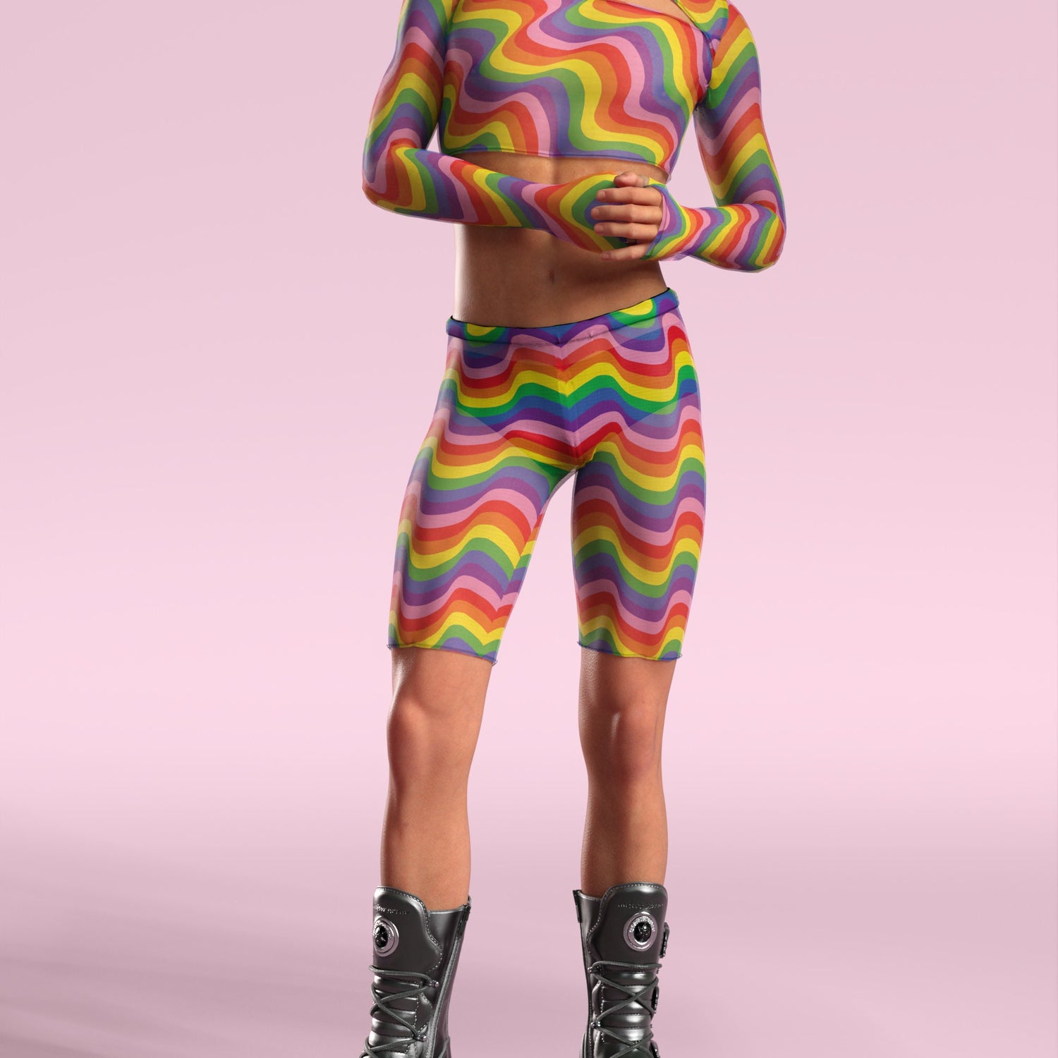 Men Vibrant Male Mesh Wings