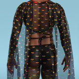 Blurred Lines Male Mesh Wings