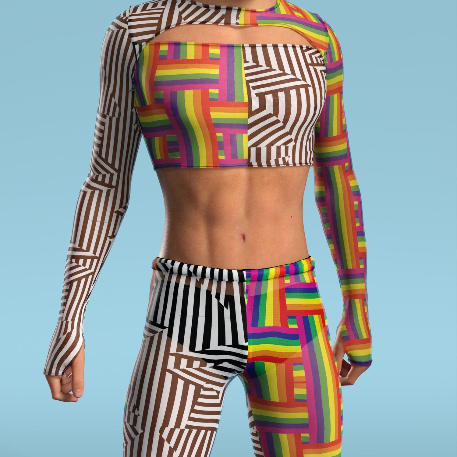 Spectromania Male Mesh Wings 8
