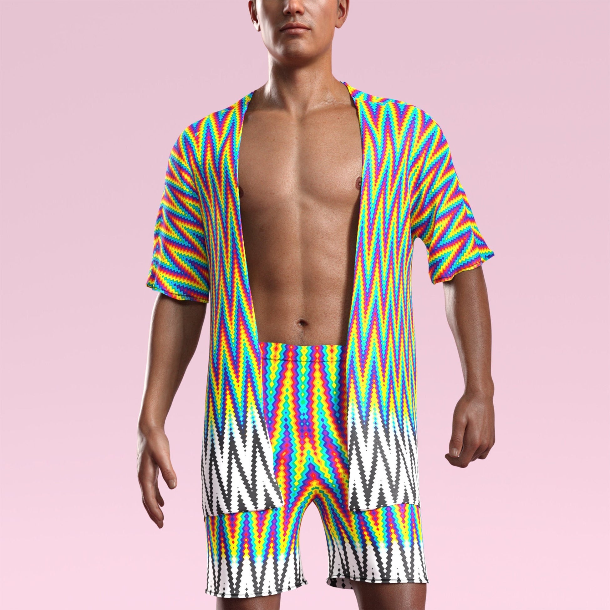 Pyramis Lux Male Half Robe Set 2