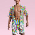 Pyramis Lux Male Half Robe Set