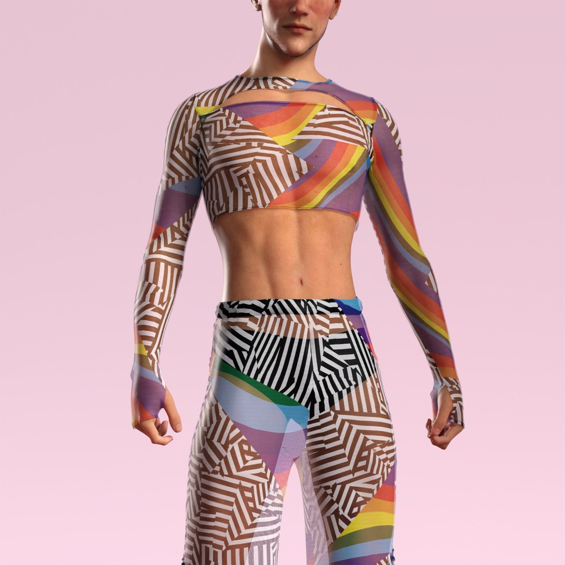 Transformed Mesh Male Split Set 2