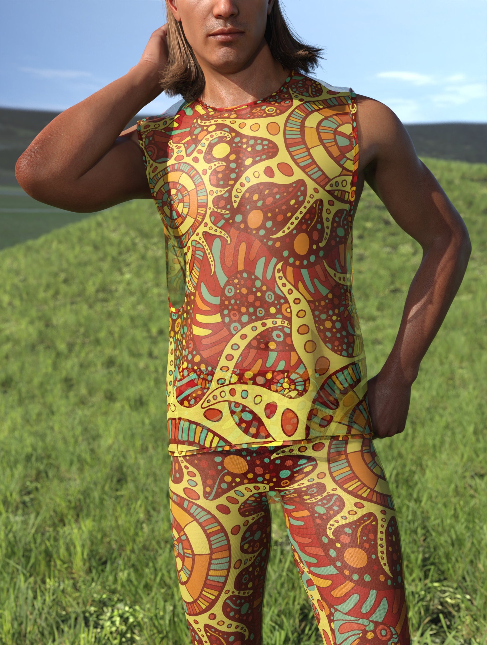 Panajay Mesh Male Muscle Set 1