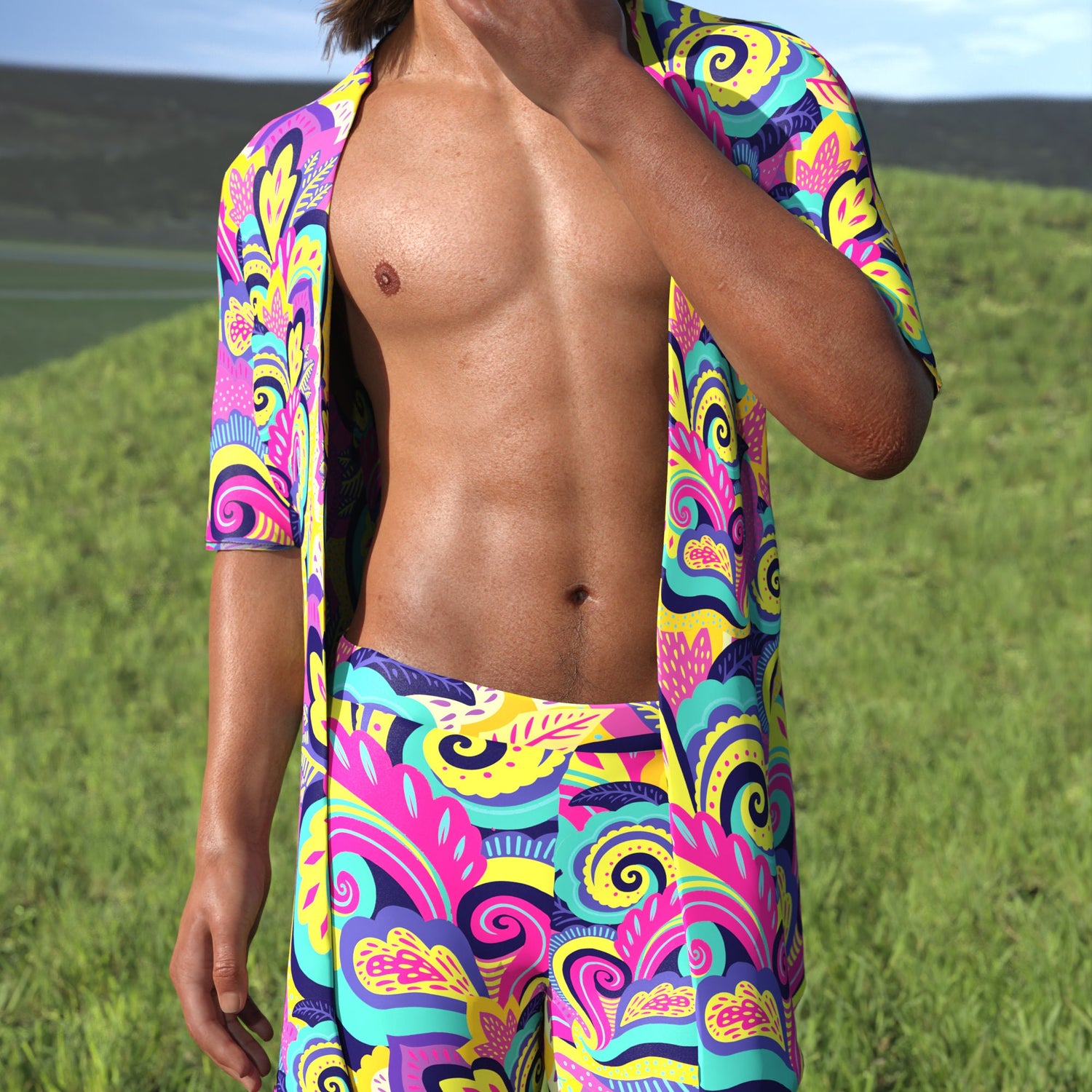 Summer Blossom Male Half Flared Set
