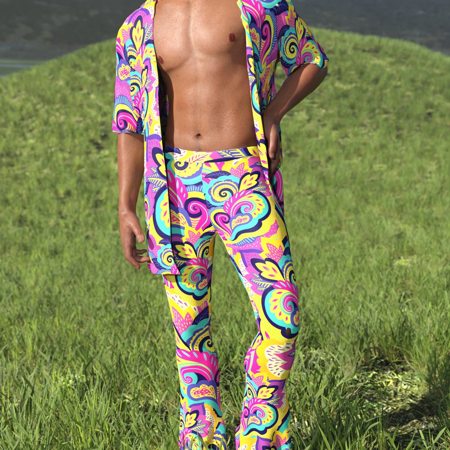 Summer Blossom Male Half Flared Set 3