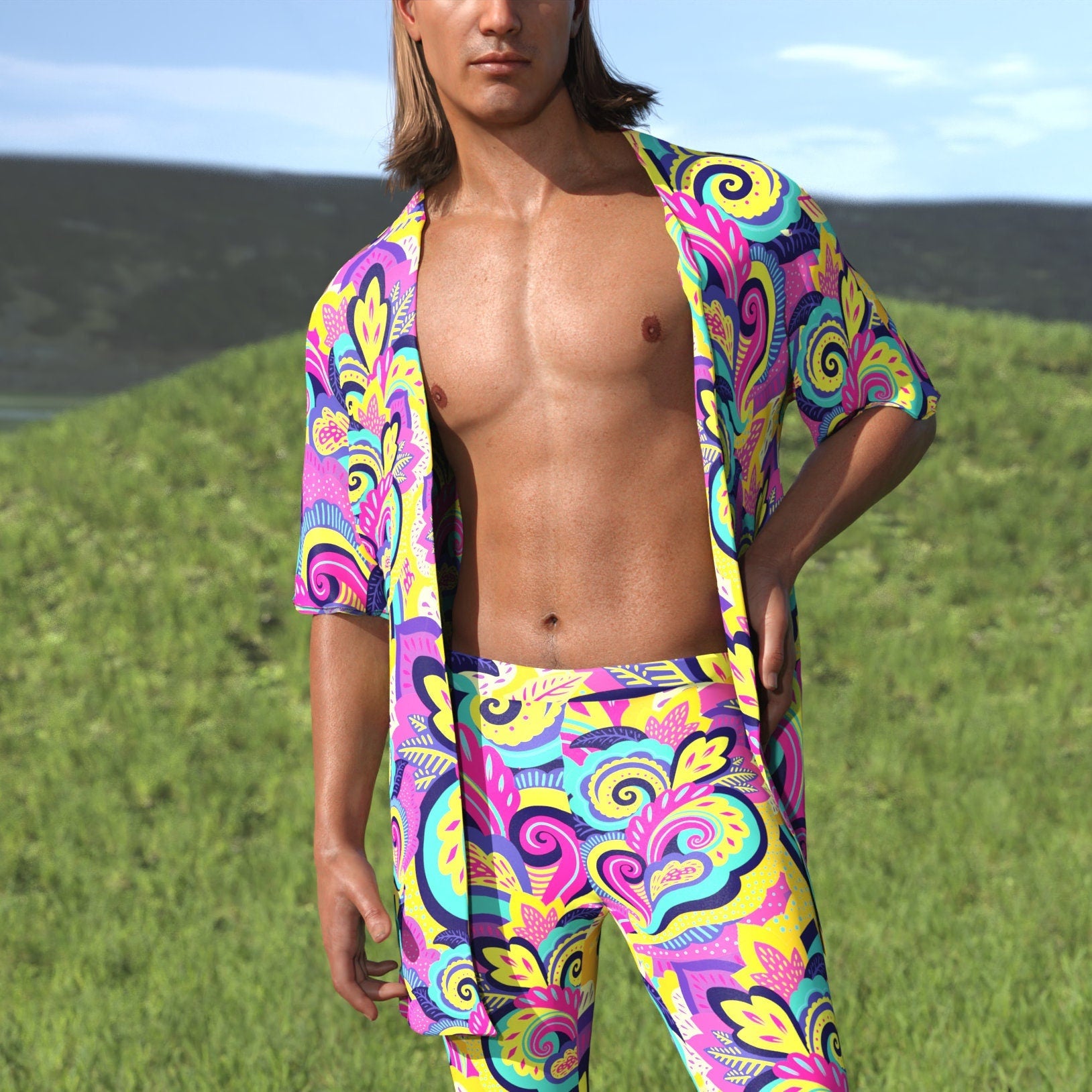 Summer Blossom Male Half Flared Set 2