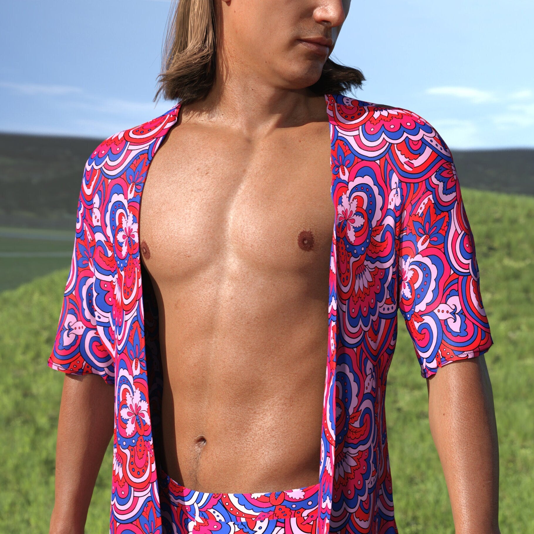 Mystic Melody Male Half Robe 2