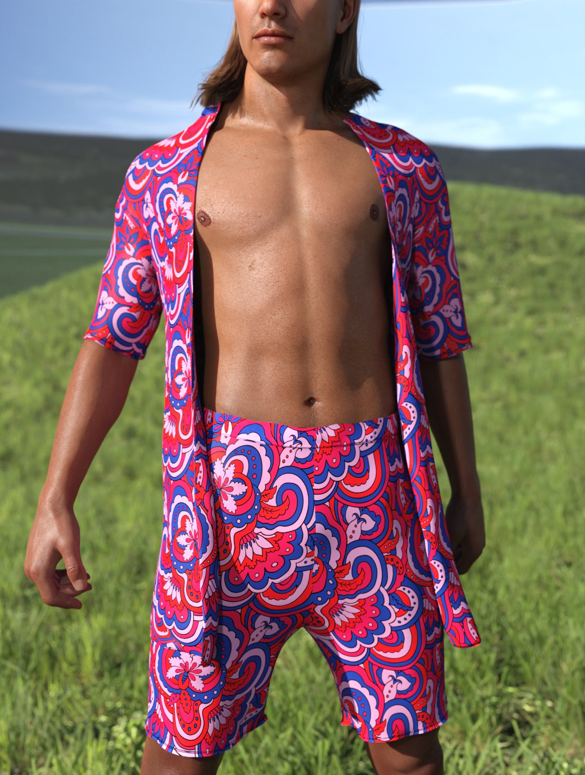 Mystic Melody Male Half Robe Set 1