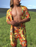 Panajay Male Half Robe Set