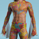 Nature's Wonder Mesh Male Flared Set
