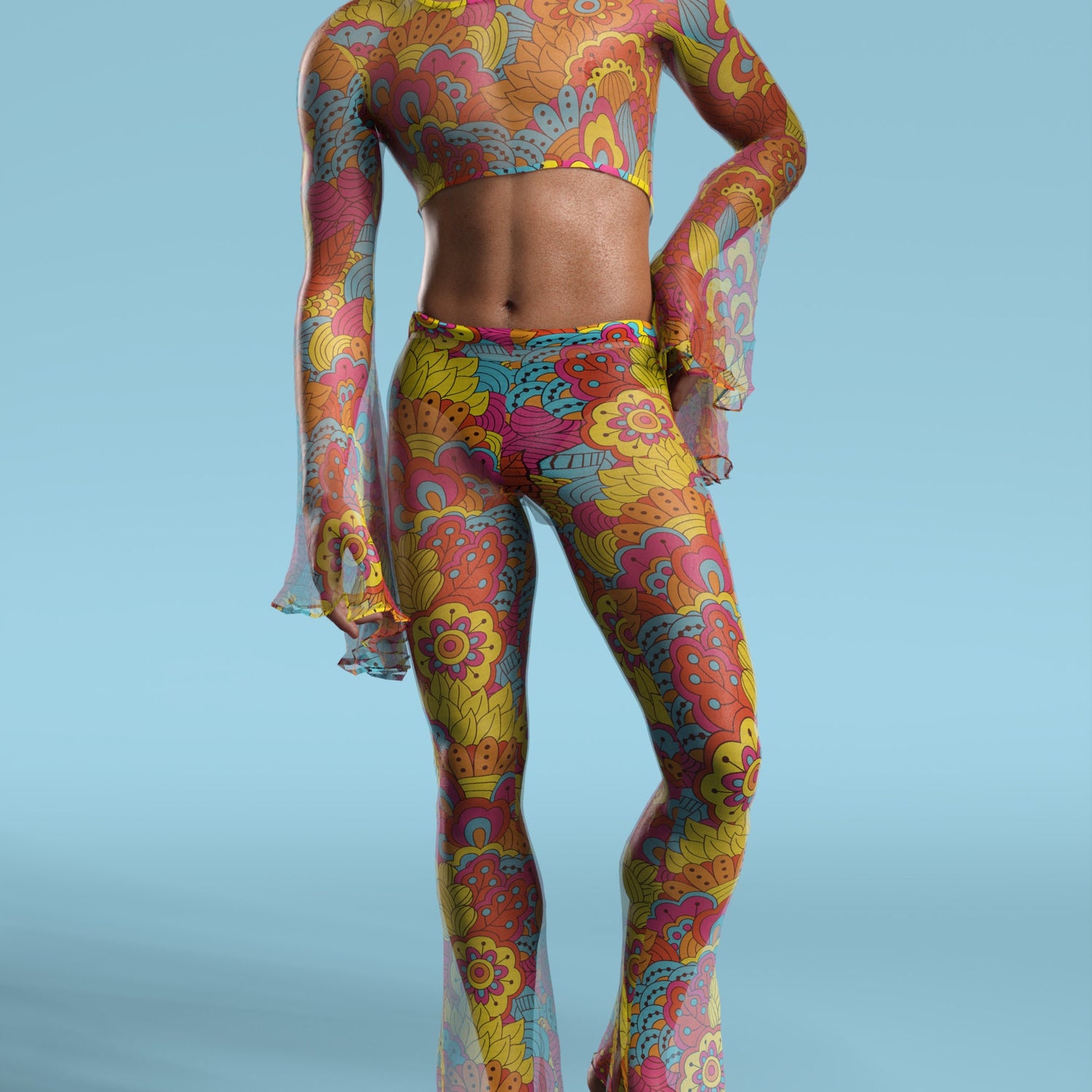 Nature's Wonder Mesh Male Flared Set 6