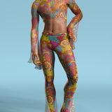 Nature's Wonder Mesh Male Flared Set
