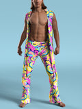 Summer Blossom Male Flared Pants