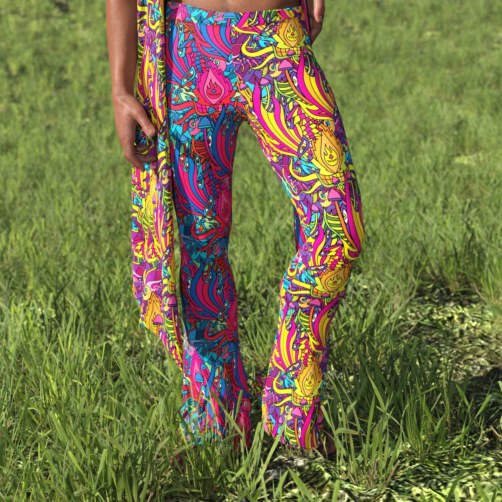 Drememi's Realm Male Flared Pants 2