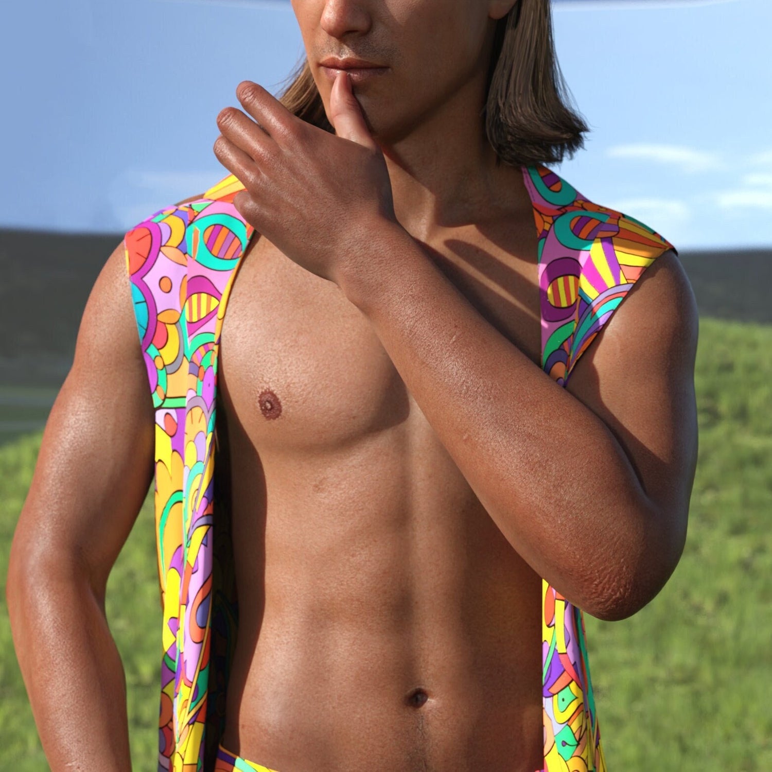 Lush Chaishukarie Male Vest Yellow