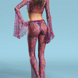 Mystic Melody Mesh Drawstring Pants