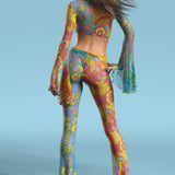 Nature's Wonder Mesh Drawstring Pants