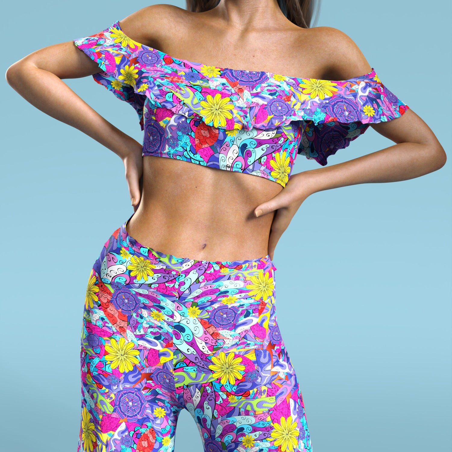 Moonblossom Loose Set Lycra
