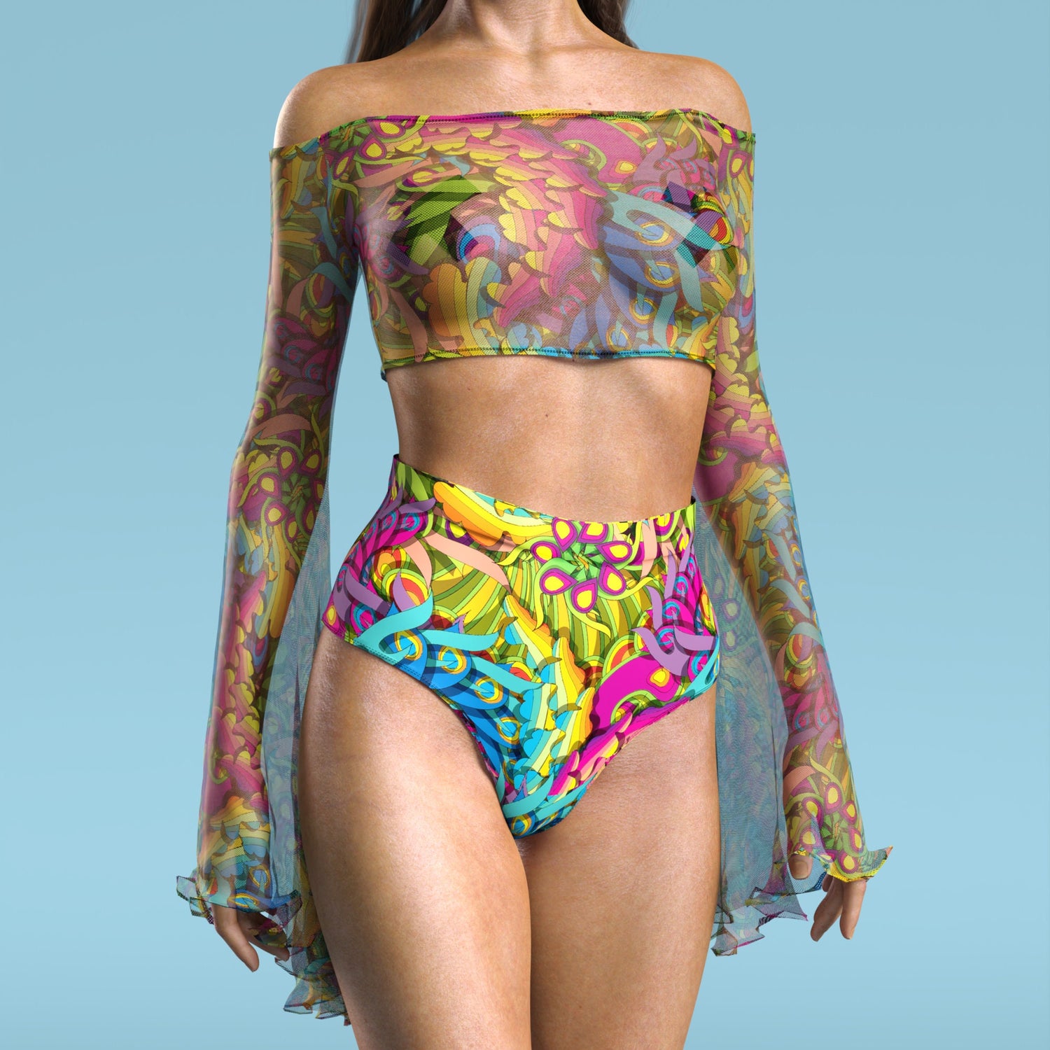 Ethereal Senses Cut HW Shorts 6