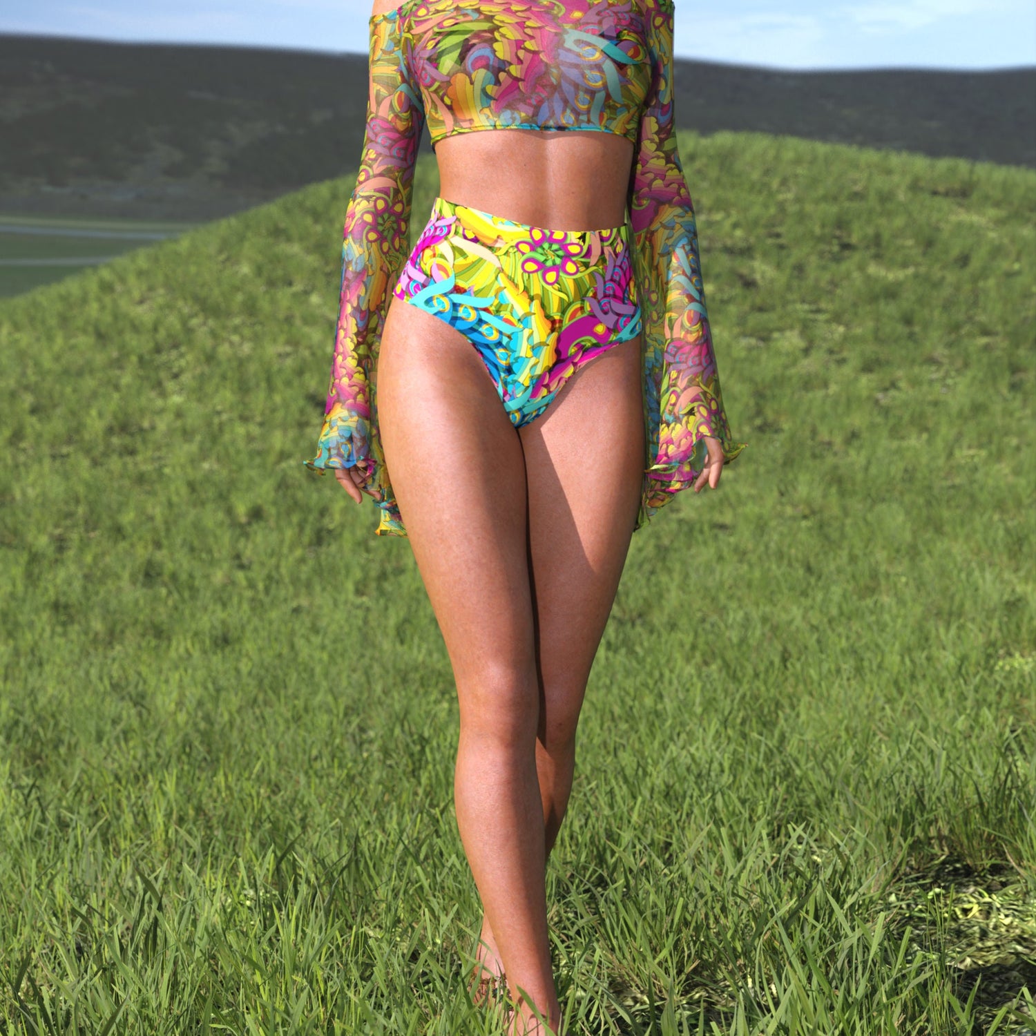 Ethereal Senses Cut HW Shorts 3