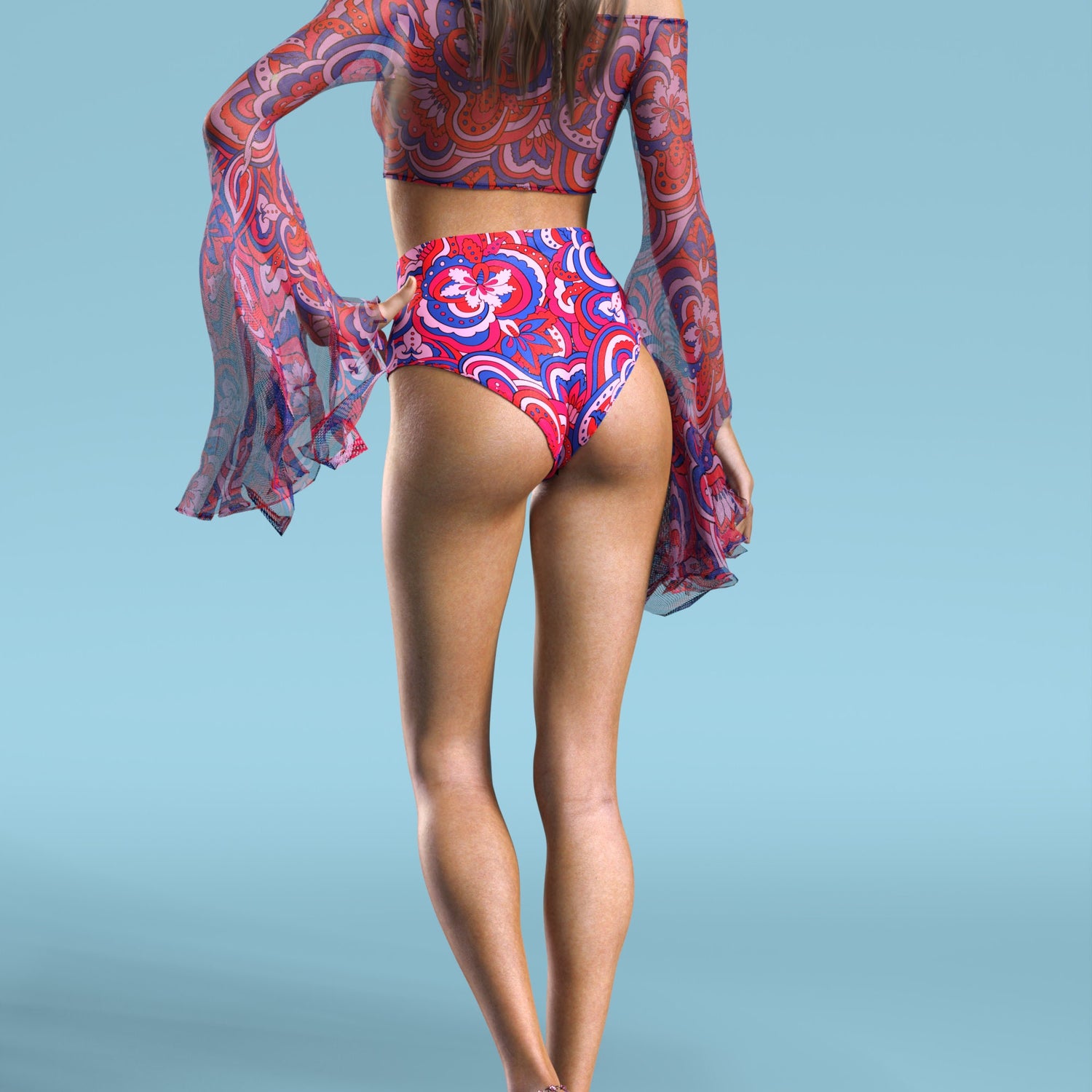 Mystic Melody Cut HW Shorts 6