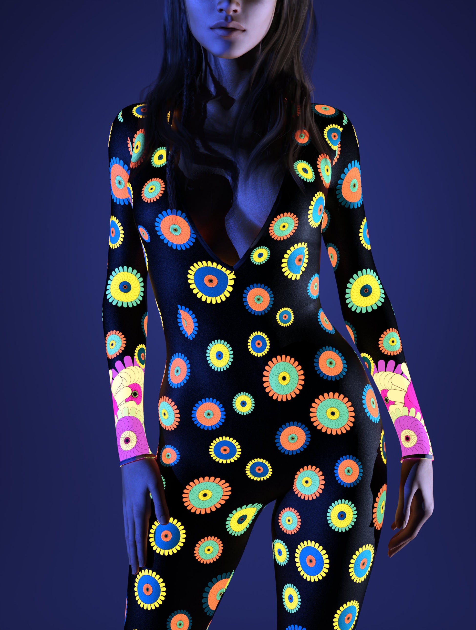 UV Microcosmic Low Cut Costume 1