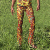 Panajay Mesh Male Flared Pants